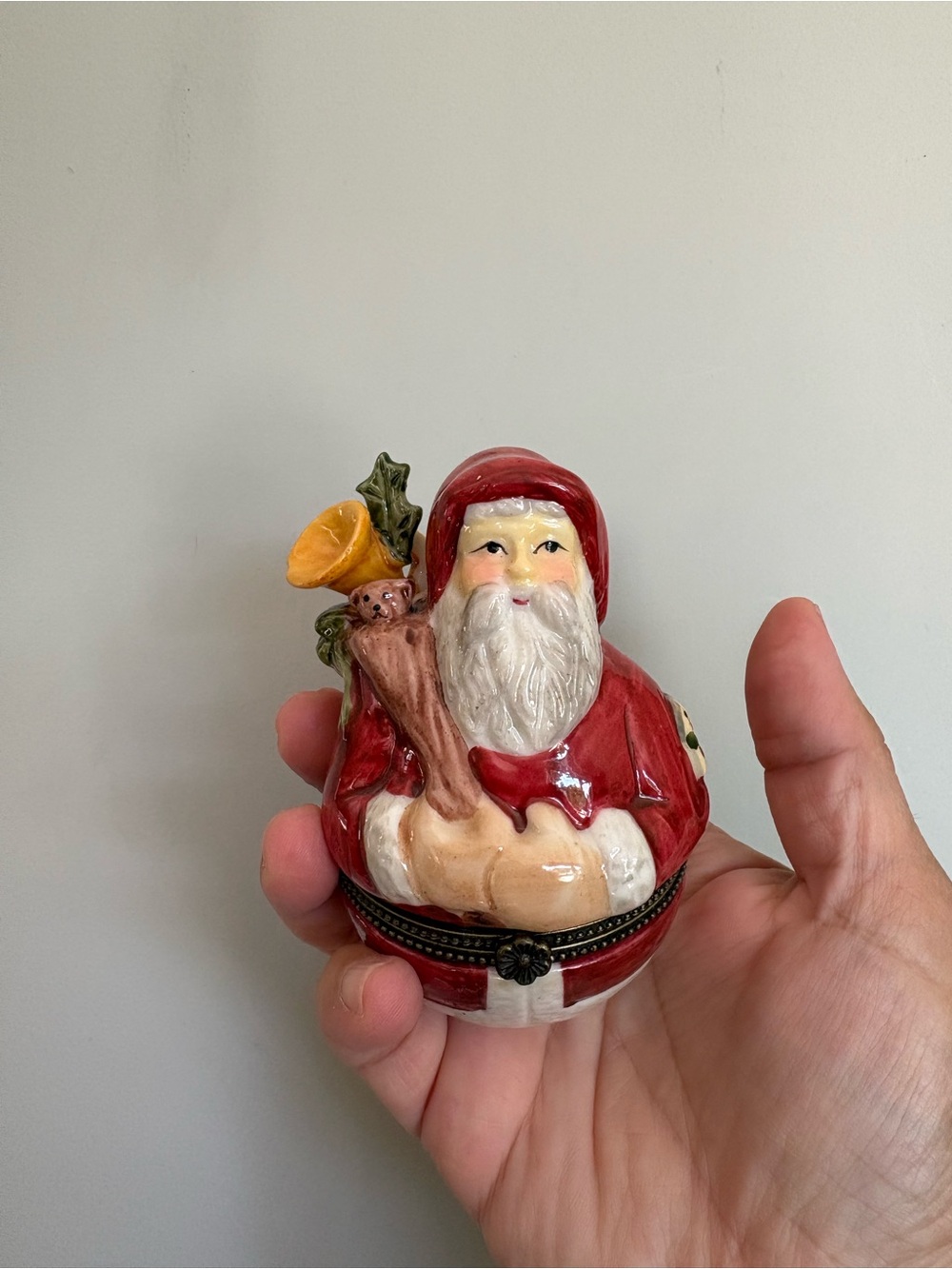 Villeroy & Boch Porcelain Santa Claus Hinged Trinket Box 🎅🏼